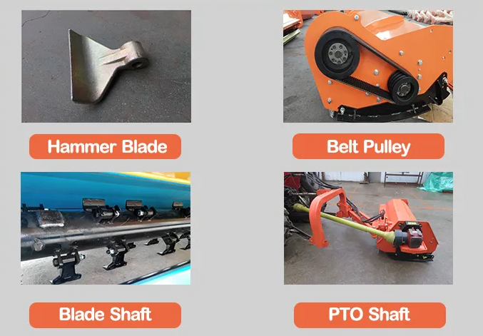 AGF 3-Point Hitch PTO Tractor Mower | Hydraulic Verge Mulcher | Light Side Flail Mower For Farm Tractors