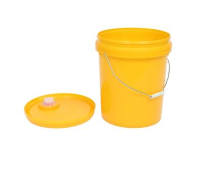 20L Plastic 20 Litre Paint Bucket Cylindrical Thickened For Storage