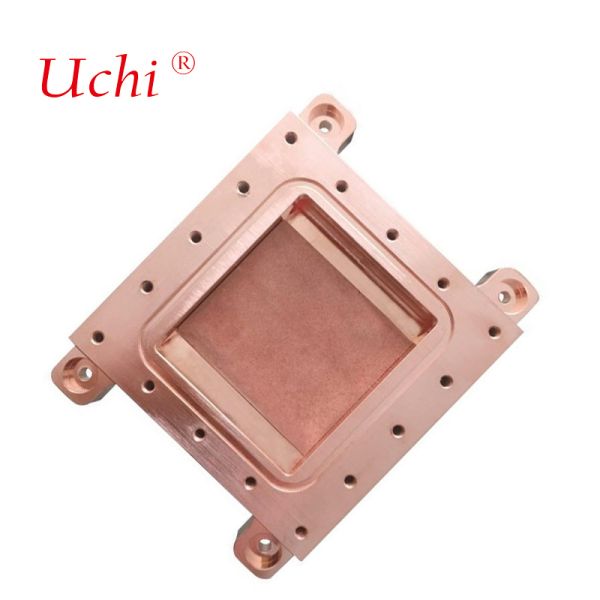 Stainless Steel Solid Copper Water Cooling Plate Aluminum CPU Exchanger Solution