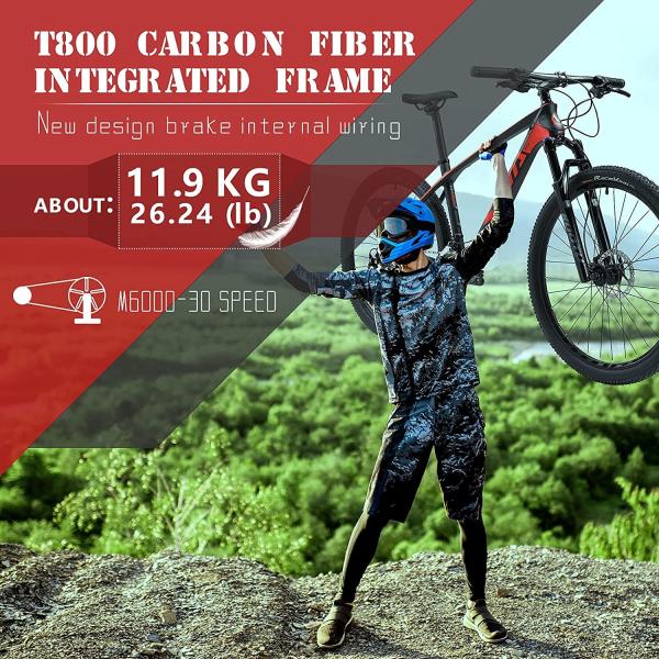 Sava Mountain Bike vermelho preto 29 27,5 com SHIMANO DEORE M6000 30 apressa-se