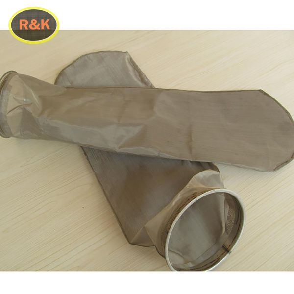 30 50 80 Micron 304 Stainless Steel Filter Bag For Filter Equipment
