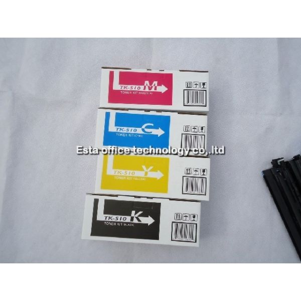 Color TK 510 Laser Toner Cartridge Rainbow For Kyocera FS C5025 / 5020 / 5030N