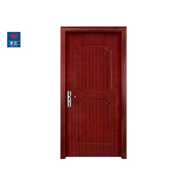 Latest Fire Rated Internal Kitchen 4 Panel Design Veneer Wood Door With Modelling