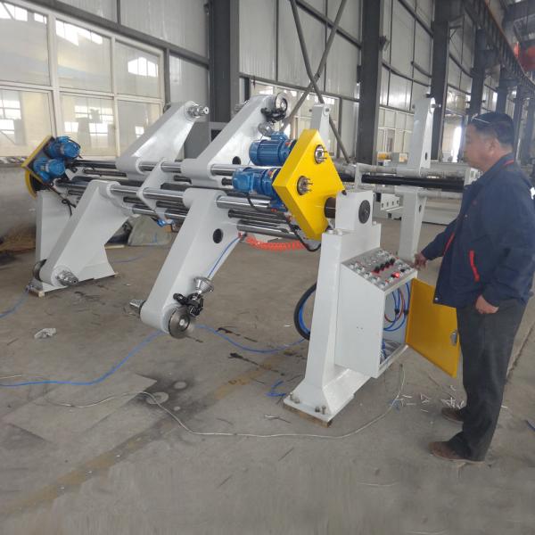 suporte de rolo de moinho elétrico de 1400mm para linha de produção ondulada do cartão do rolo de papel real