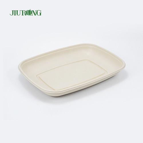 Eco Friendly Compostable Food Tray Sushi Biodegradable Sugarcane Plate