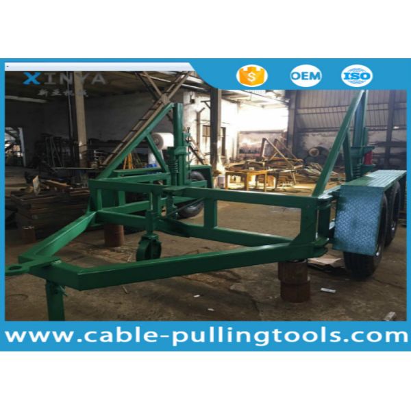 Инструменты кабеля желтого цвета подземные, трейлер вьюрка кабеля с Адвокатурой оси для класть кабеля