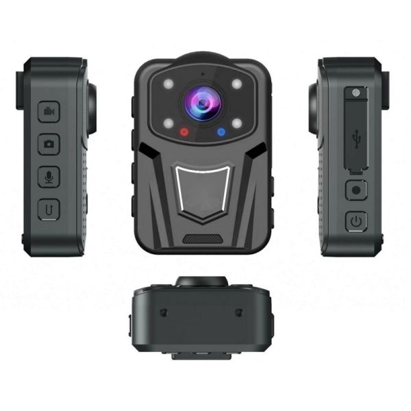 4G WiFi 1280x720P 60fps Video Resolution Body-Worn Video Recorder Engineered to Operate from Minus 20 to Plus 60 Degrees Celsius