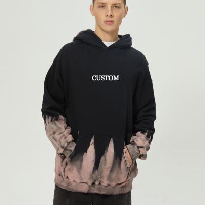 4x 4x 1x 3x camisola com capuz Streetwear Vintage Lavado Grande Francês Terry Hoodie Corva-corva