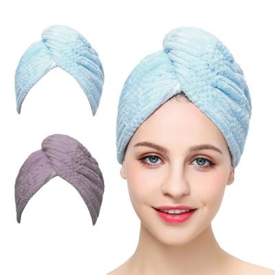 Turban de serviette de microfibre de gaufre pour le polyamide du polyester 20% des cheveux de séchage 80%