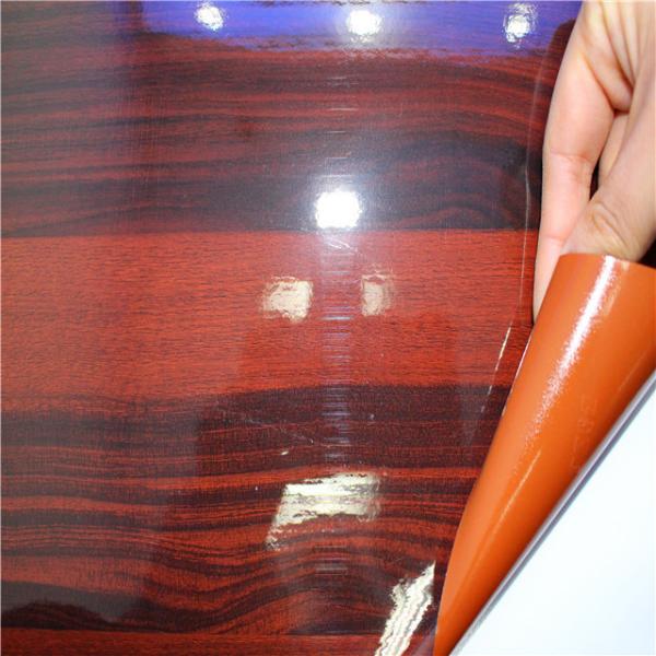 High Glossy Self Sticking Plastic Film Wood Effect Film 0.08mm-0.15mm