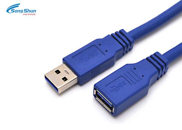 Type A Male USB Extension Cable A Female 5Gbps Transfer Rate DC 300V 10ms
