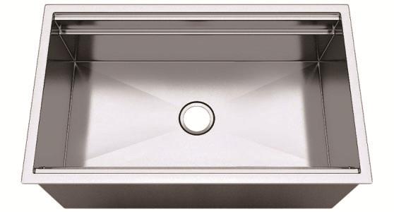 304 Stainless Steel Undermount Sink , Fast Drainage Luxury Kitchen Sinks