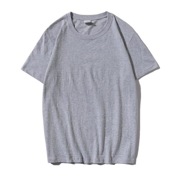 Short Sleeve Round Neck Men'S Blank T Shirt 100% Plain White T Shirt Cotton