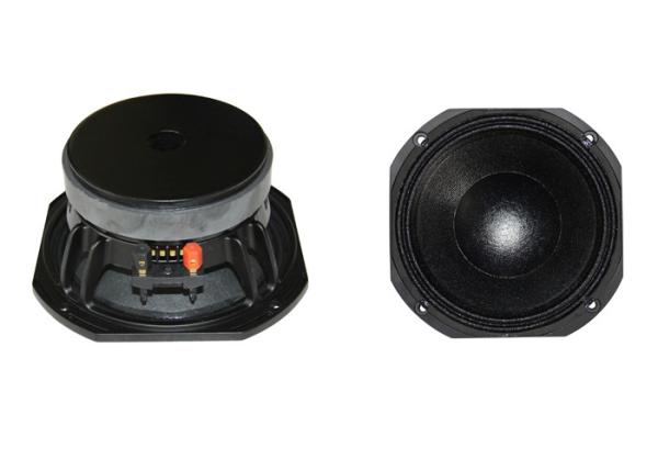 350W 8ohm Black Live Sound Speakers For Indoors , 2 Neutrik NL4MP
