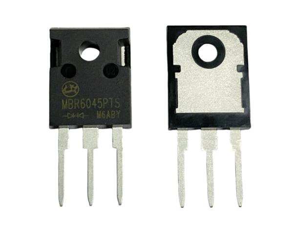 60A 45V Low Efficiency Schottky Diodes For Frequency Multiplier Circuits TO-247S MBR6045PTS
