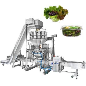5.0L Máquina de embalagem de frutas e vegetais Máquina automática de embalagem de saladas VFF Multihead Weigher