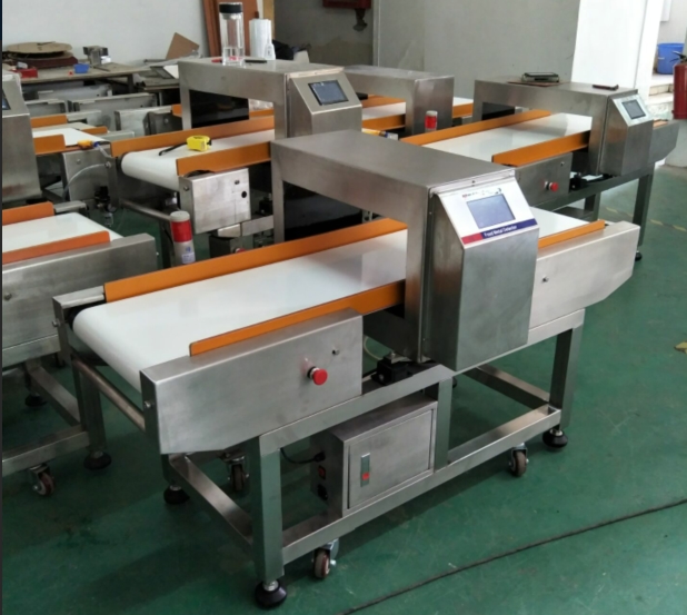 HACCP FDA Pulse Metal Detector Conveyor Metal Detection Machine for Chocolate Chip Cookies Biscuit Snack Production Line