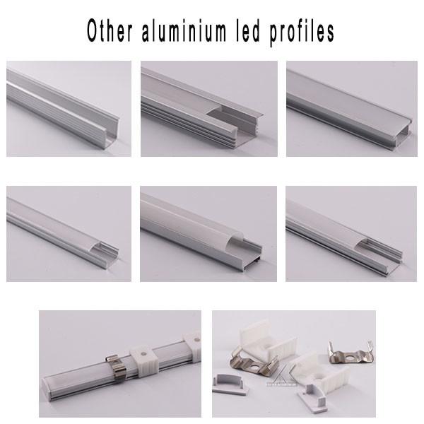 5.8m Length T5 Temper Aluminium Extruded Profiles For LED Acrylic Sign