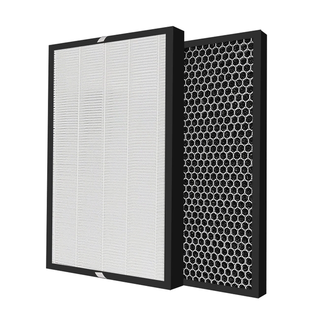 High Efficiency Activated Carbon HEPA Filter with Cardboard Frame and Customized Size for Home Air Purifier