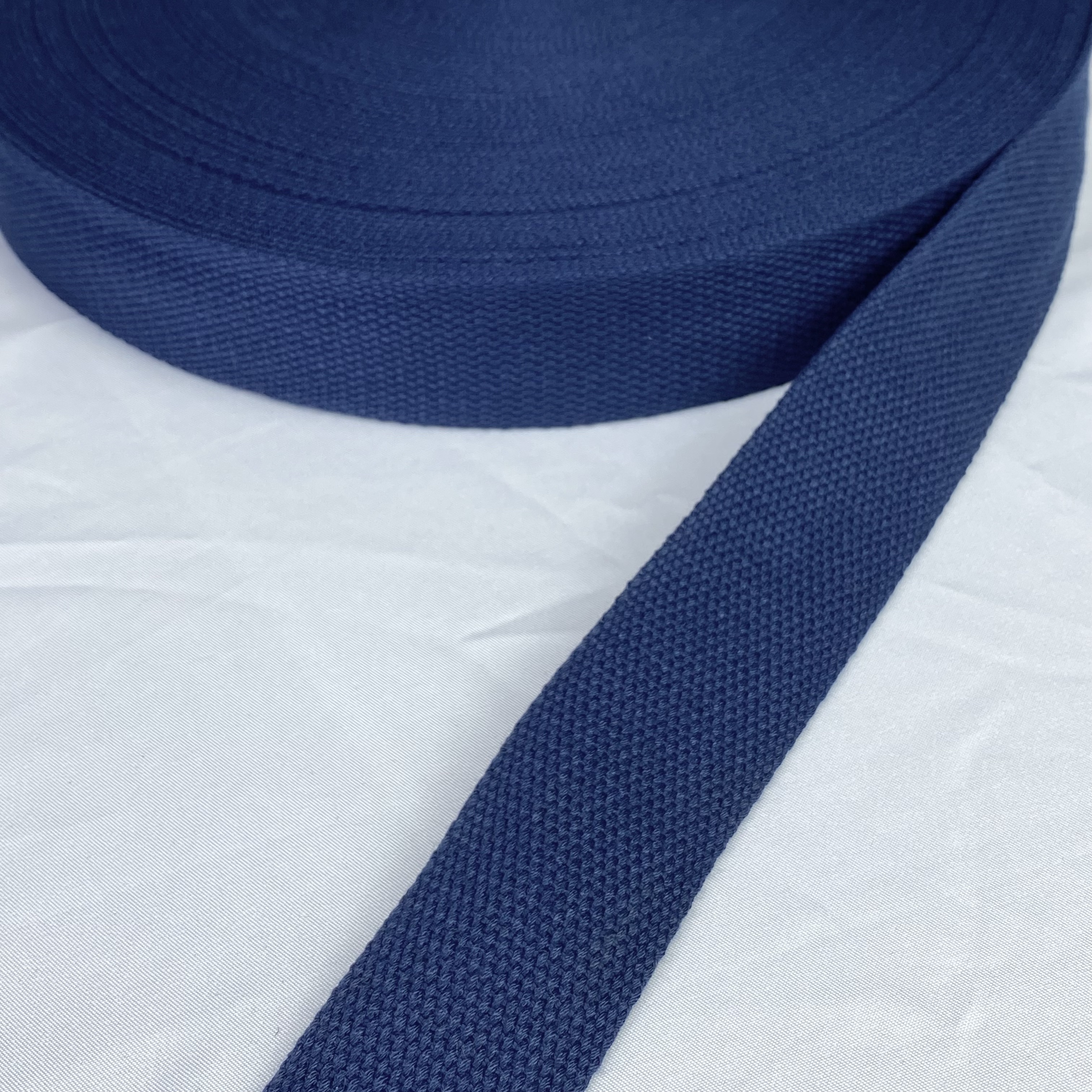 Soft bead Polyester-cotton webbing in a variety of colors Dupont Tote bag strap Textiles