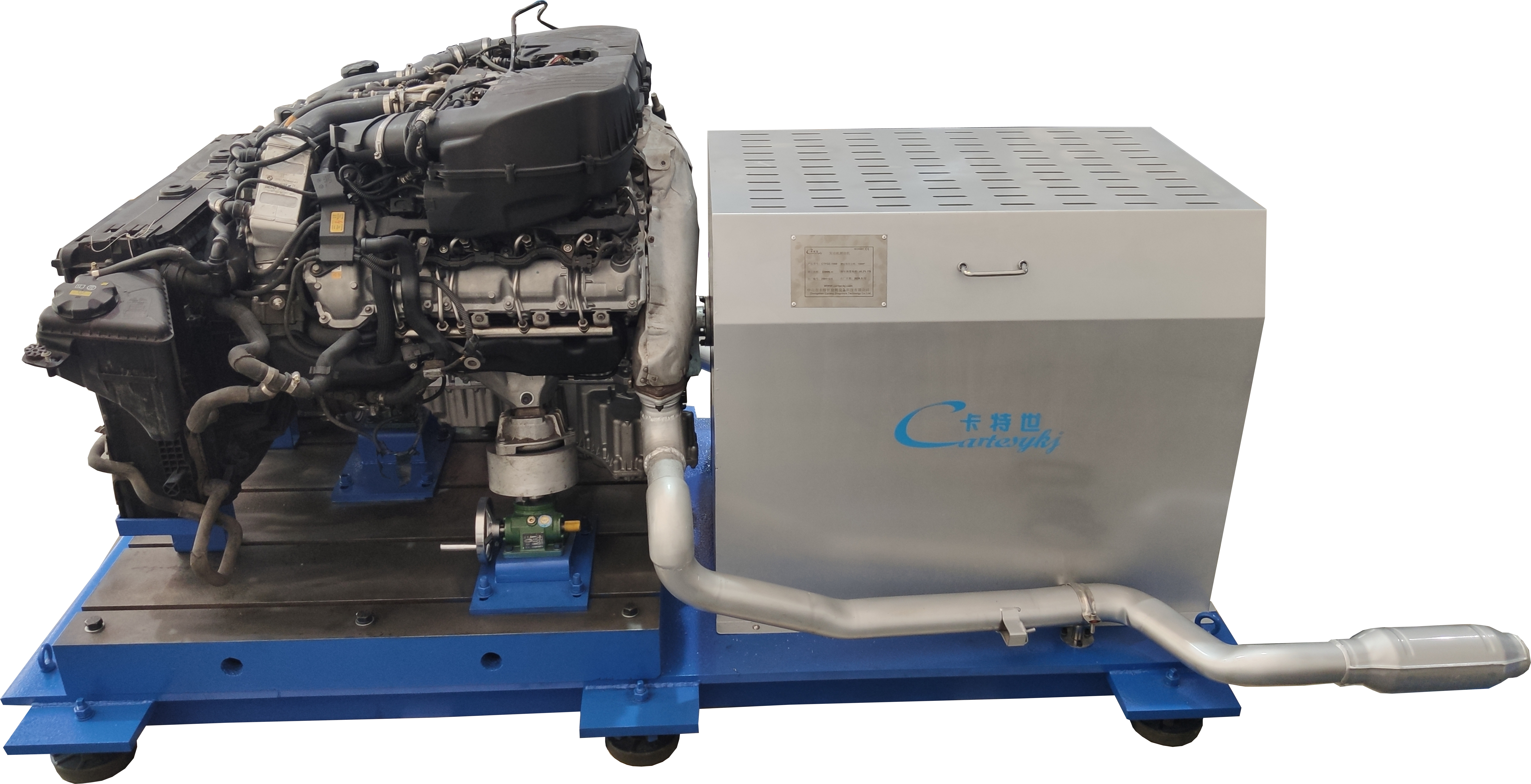 Cartesy Vehicle Engine Dyno Machine Dynamometer with 1000P Rated Absorbing Power, ±0.2%FS Torque Accuracy & Bidirectional Testing