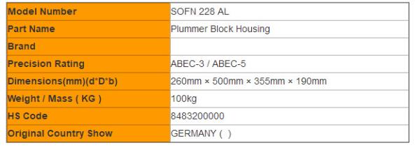 Heavy Load SOFN 228AL SOFN 232 BF Split Plummer Blocks Four Bolts ID 260mm OD 500mm