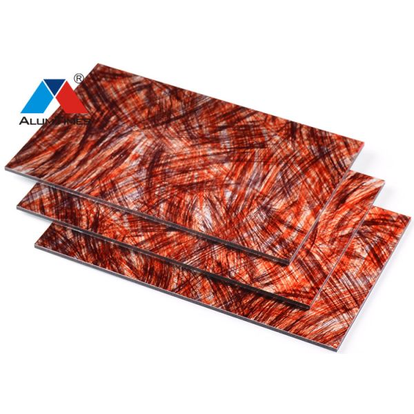Fireproof Aluminum Composite Wall Panels Acid Resistant Alkali Resistant