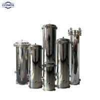 Casos de filtros de cartuchos múltiplos - aço inoxidável, SUS316L ou SUS304, filtragem de líquidos e gases