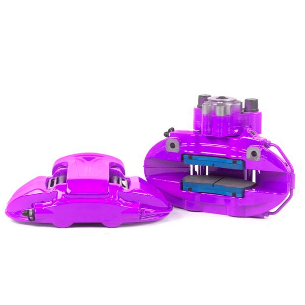9N Purple Color 380-400mm Brake Disc Auto Parts and Spares 19-20 inch 6-Piston Brake Caliper Rear Wheel