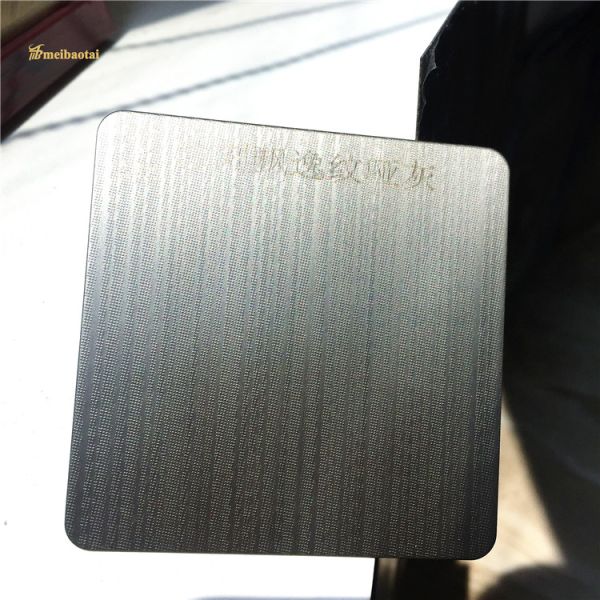 ASTM Standard Mbt Stainless Steel Sheet Grey Etched Pattern