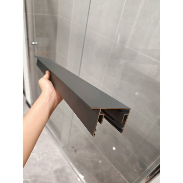Aluminium Shopfront Profiles manufactured using aluminum alloys powder coating