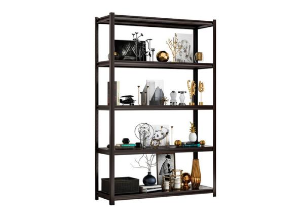 5 Layer Steel Plate Boltless Metal Shelving 220 Pounds Per Shelf
