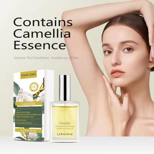 ODM Camellia Óleo Essencial de Cuidados da Pele Reforço Facial Lifting Anti-Rrugas Anti-Envelhecimento