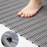 Alfombrilla de seguridad para baño de inodoro, cojín de plástico antideslizante, tamaño personalizado