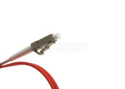 Cabo de remendo simples OS2 do único modo do LC LC, cabo de remendo de 1 medidor LSZH para FTTH