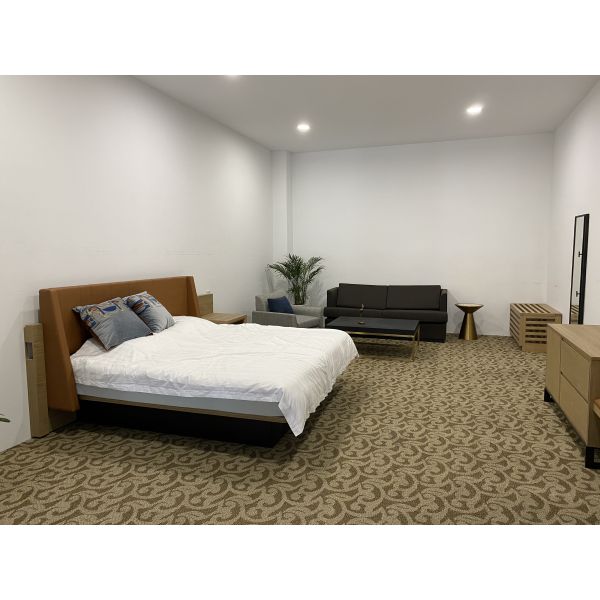 Customized Hotel Furniture Sets Include Platform Headboard Table Sofa Modern