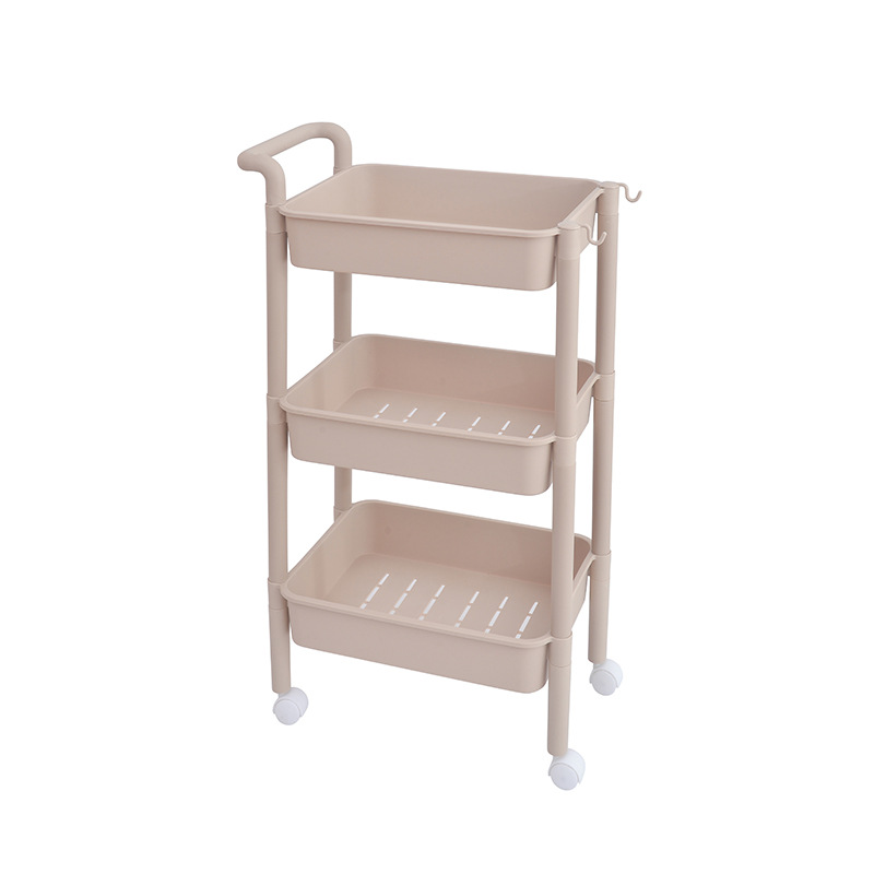 Kitchen Storage Rack Vegetable and Fruit Organizer Hand Trailer Storage Rack Bathroom Clutter Shelf