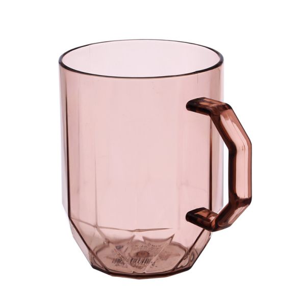 Diamond Shaped Mouthwash Cup 390ml Food Grade Plastic PS