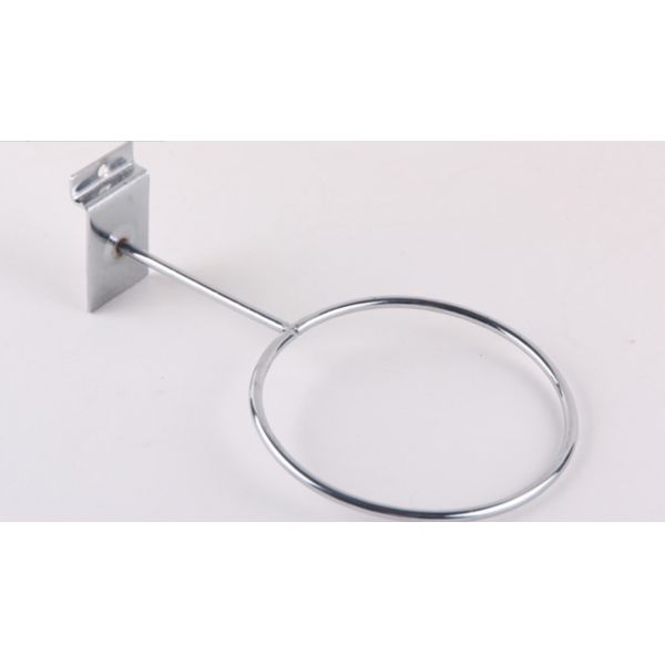 Mobile Sports Display Rack Electroplating Steel Basketball Hook For Slat Panel