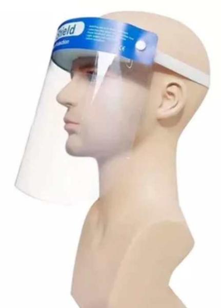 Personal Protection Disposable Face Shield 330 * 220mm Size Transparent Color
