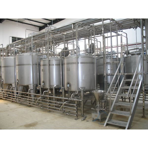 Fresh Milk Turnkey Project Solutions High Output Yoghurt Production Line