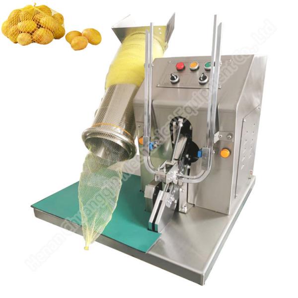Potato Garlic Net Bag Packaging Machine Orange Lime Net Packaging Tying Machine