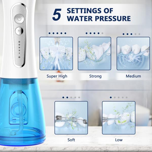 Electric Electric Cordless Water Flosser Dental Teeth Cleaning