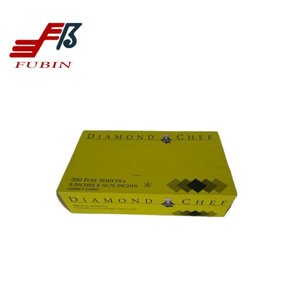 Silver Pop Up Aluminum Foil Sheets For Food 25 Micron