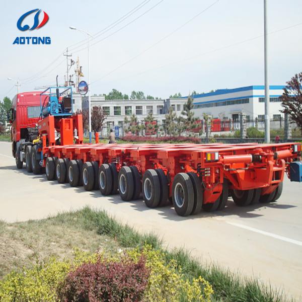 7 Axle 100-150 Ton Modular Transporter Lowbed Trailer with 12R22.5 Tyres