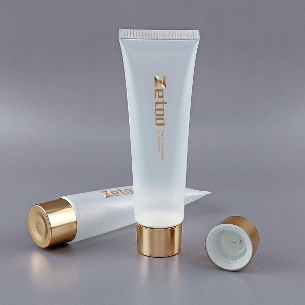 35ml - 110ml Hand Cream Tube Packaging Customized Hand Sanitizer Tube With Matt Center Dispensing Caps
