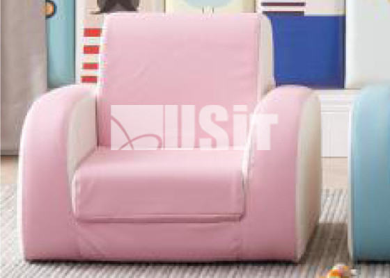 Pink Appearance Flip Out Kids Couch , Toddler Sofa Chair Sturdy Construction