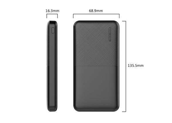 Portable Power Bank 10000mAh, High Capacity And Light Weight portable charger for cell phones