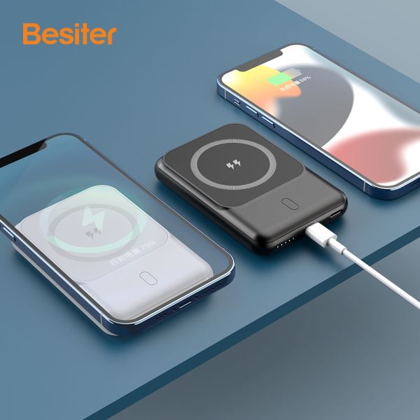 PD 20W Wireless Charging Power Bank Magnetic Charger 10000mah With Stand