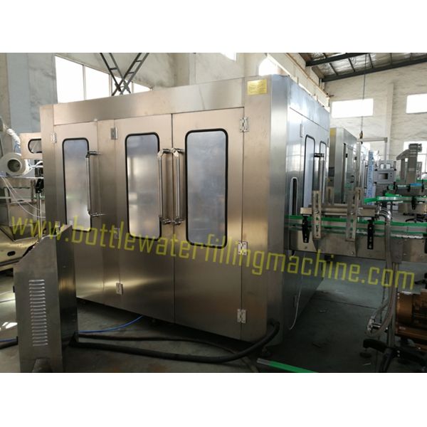 380v 50hz Liquid Water Bottle Filling Machine / Mineral Water Plant Machinery